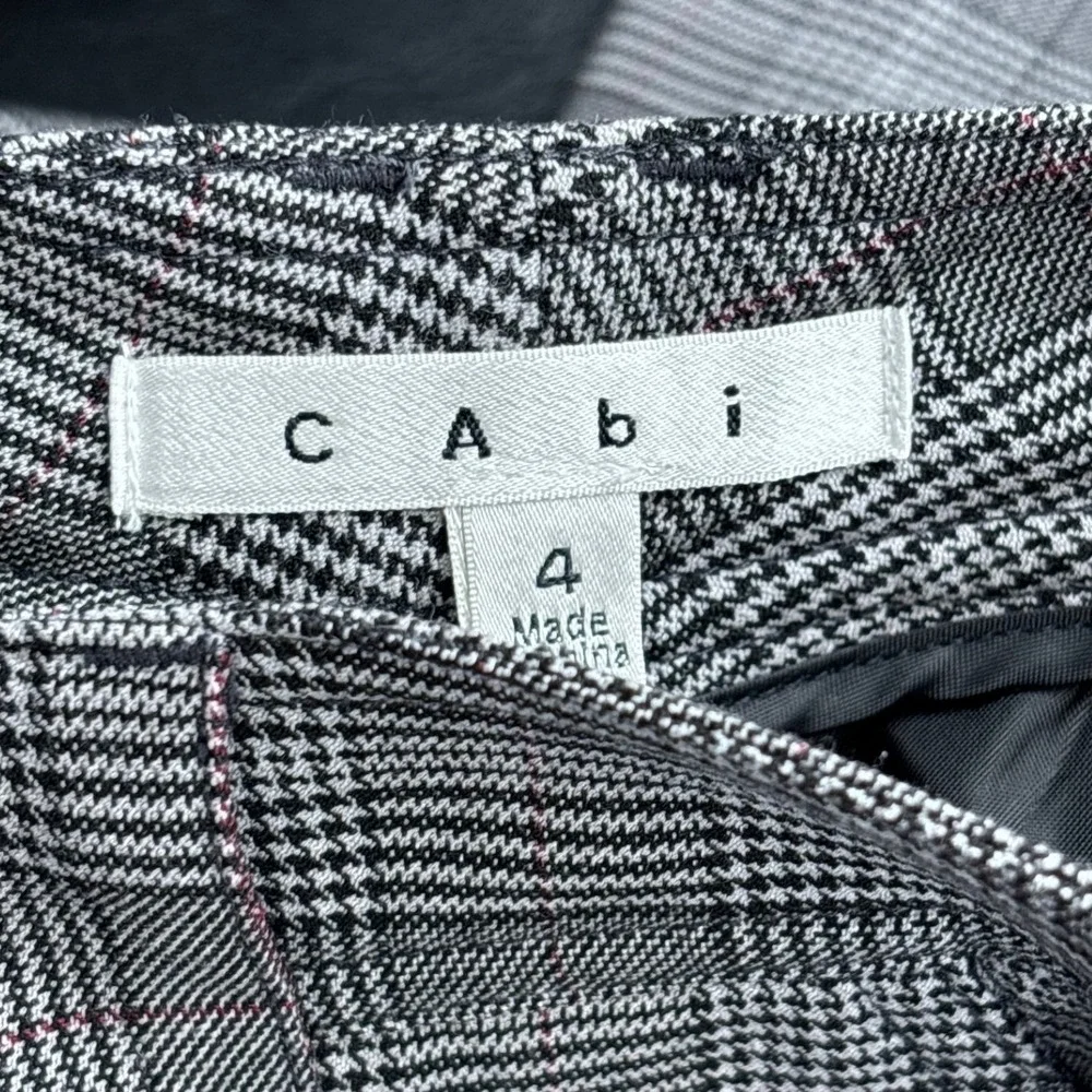 Cabi Classy Counsel Plaid Dress Pants Women's Size 4 Career‎ Trousers